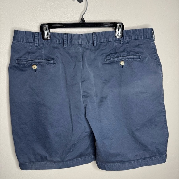 PETER MILLAR Men's Winston Washed Twill Short in Navy Blue - Picture 7 of 10